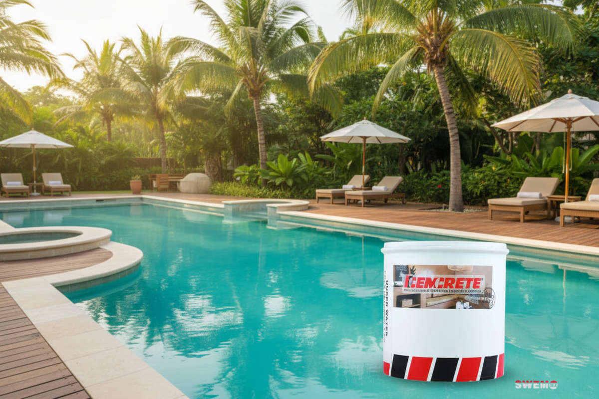 Cemcrete Under Water Pool Patch  Fast-Setting Marble Plaster Repair