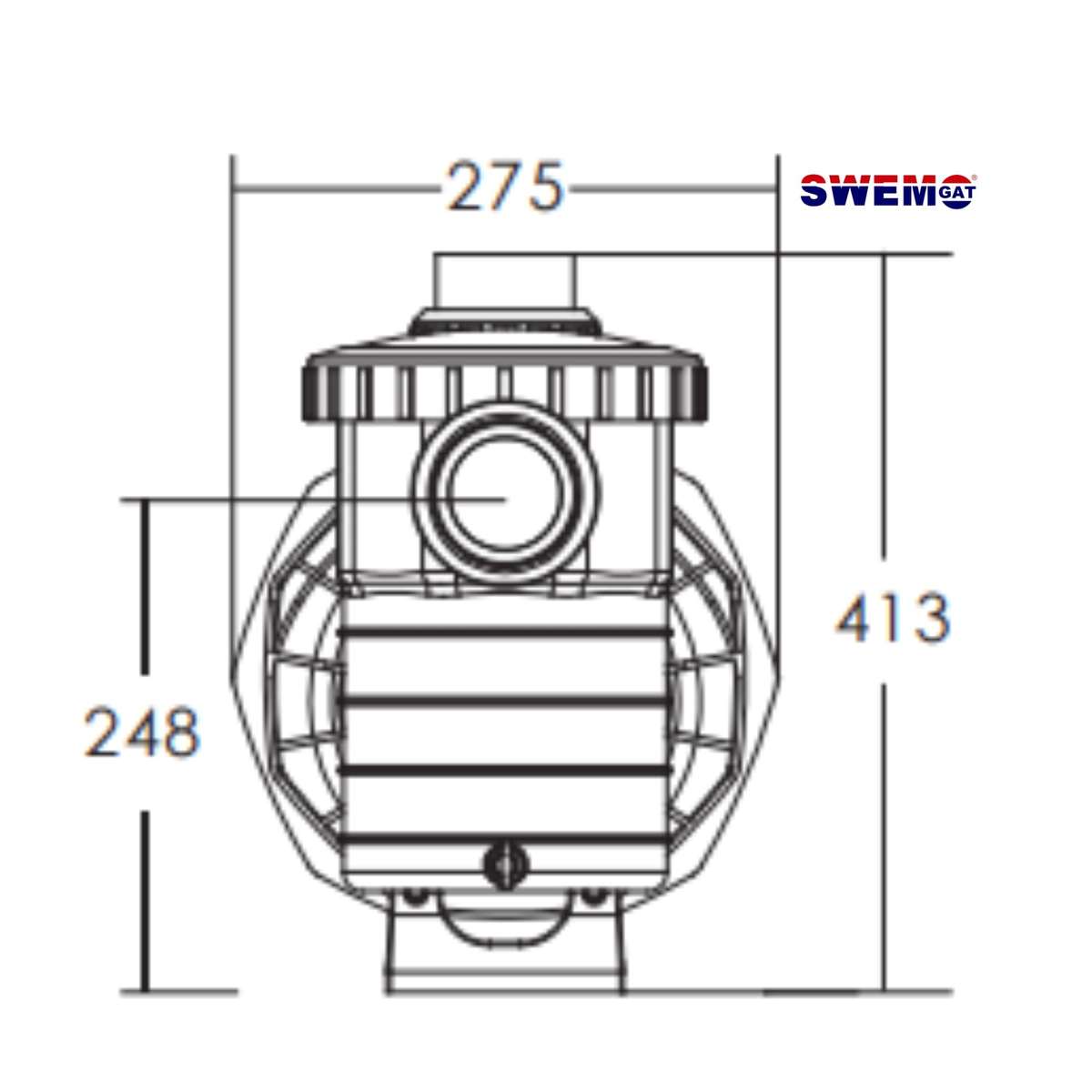 SB20 Pool Pump 1.8kW | 2.0HP Residential Pool & Spa Pump