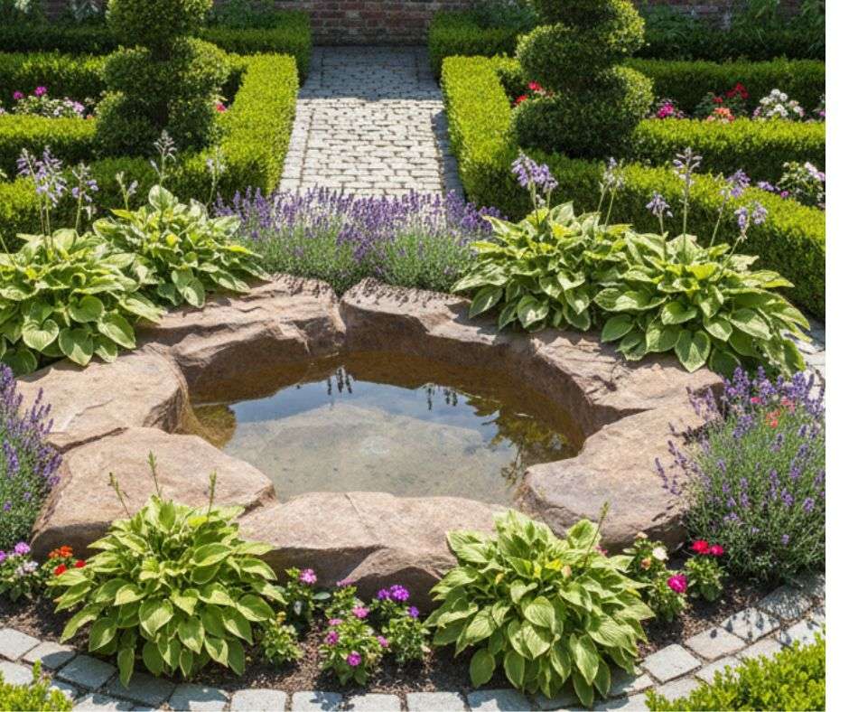 Small Fibreglass Garden Pond