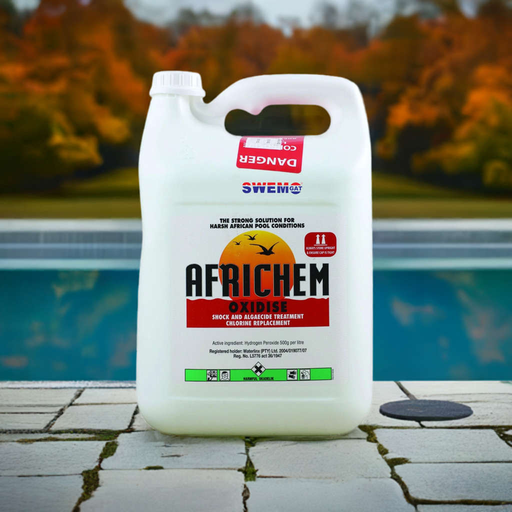 Africhem Oxidise 50% (Peroxide) 5L  High-Strength Pool Oxidiser for 50 000L