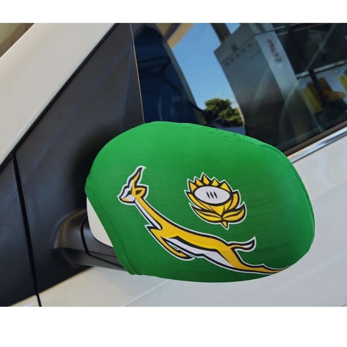 Car Mirror Covers - A mark of Springbok Rugby Supporters