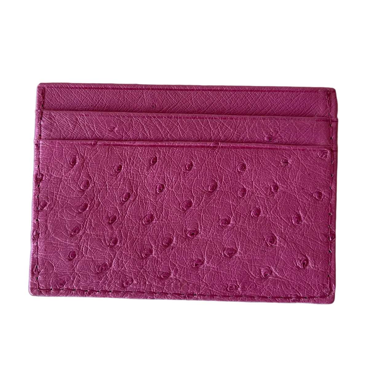 Ostrich Leather Card wallet (Ready to ship)