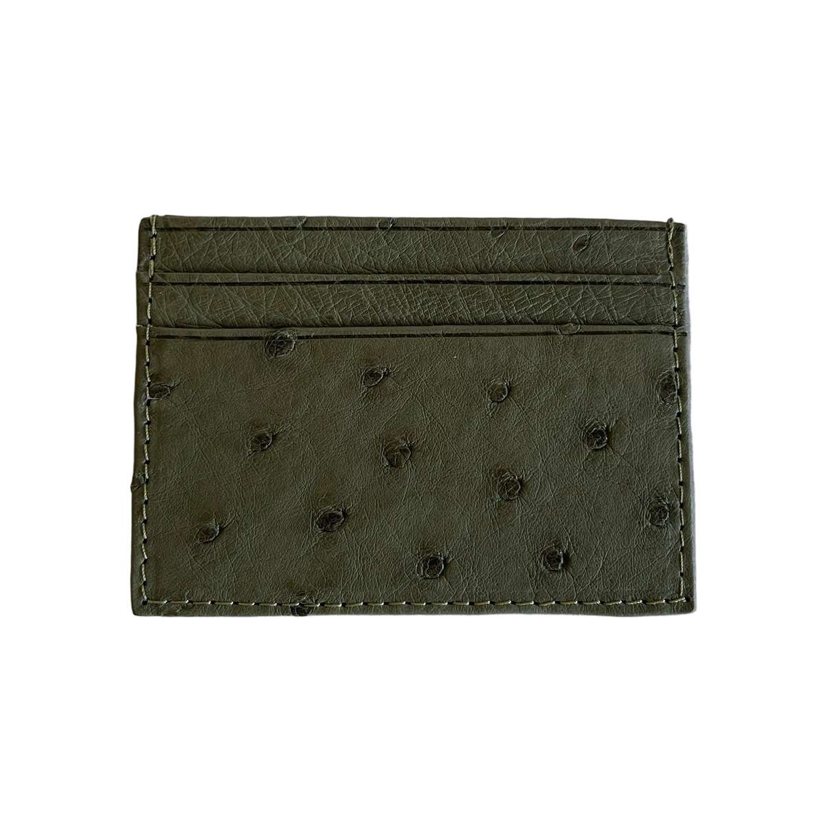 Ostrich Leather Card wallet (Ready to ship)