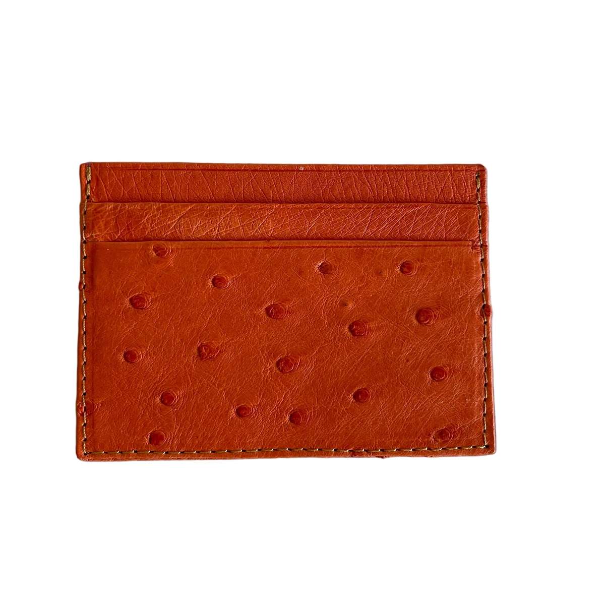 Ostrich Leather Card wallet (Ready to ship)