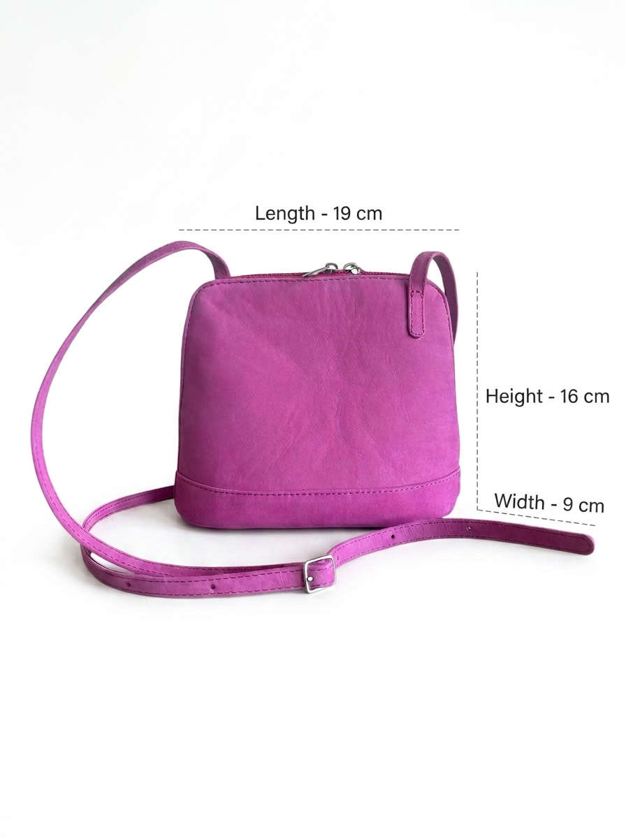 Abi sling bag - Pink suede (Ready to ship)