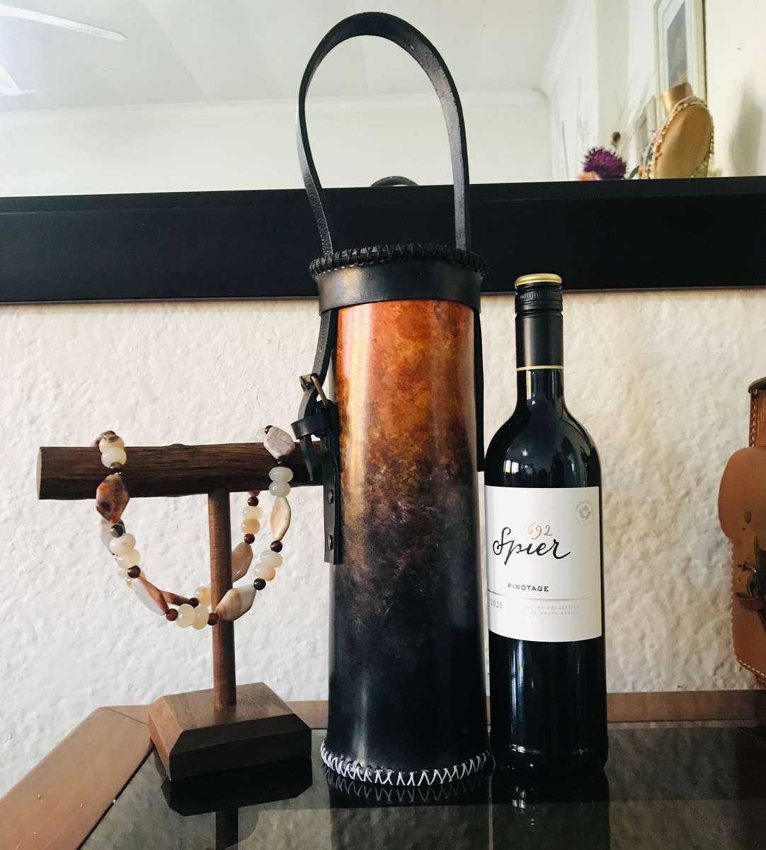 Wine tote bag