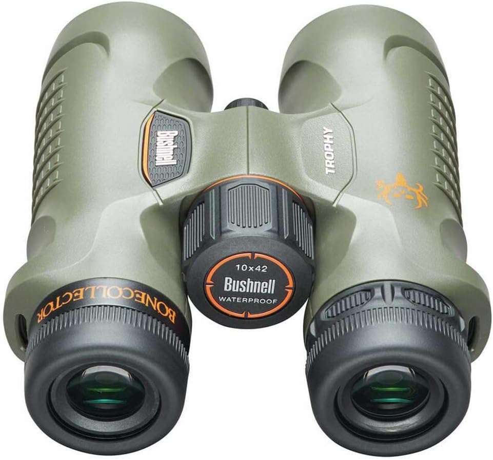 Bushnell Trophy Bone Collector 10x42mm Binoculars, Waterproof and Armor Plated Binocular - Pre-Ow...