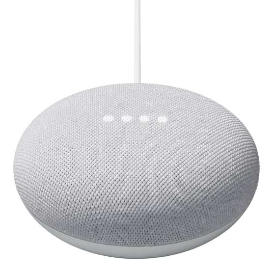 Google Nest Mini Smart Speaker Chalk