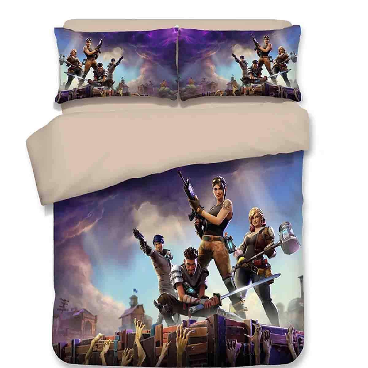 3D Fortnite Duvet Set - ROYALE -  Fortnite Bedding - Double
