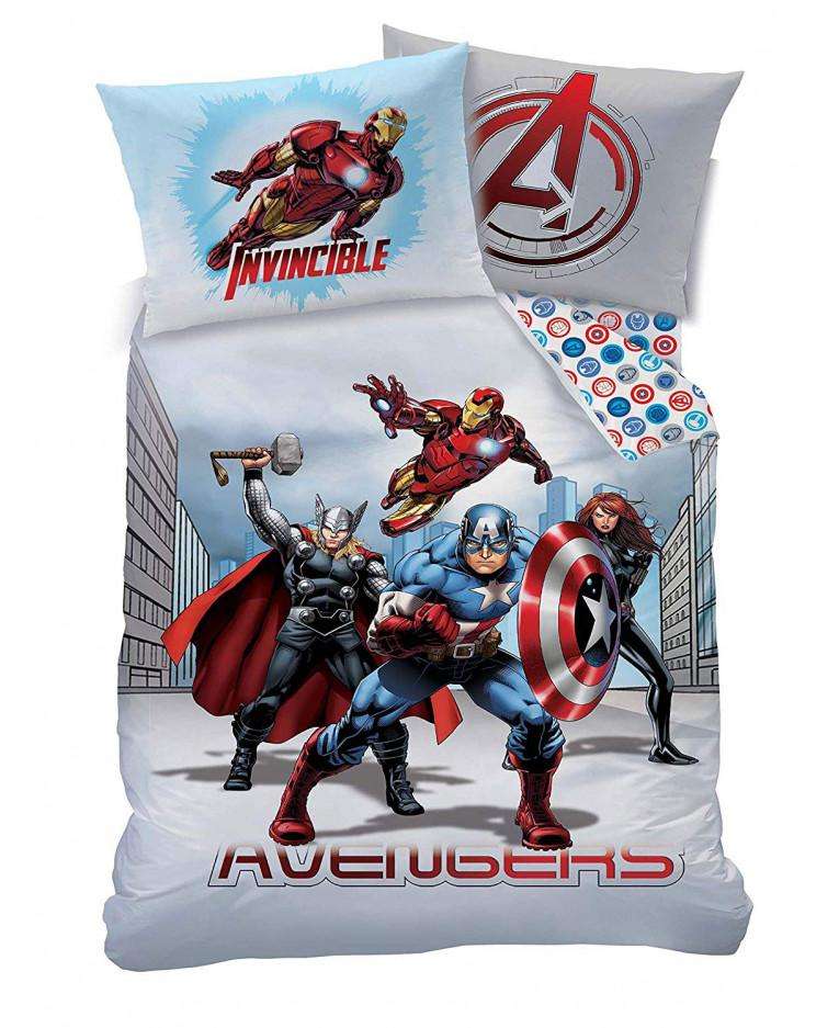 Marvel Avengers City Single Duvet Cover - Avengers Bedding