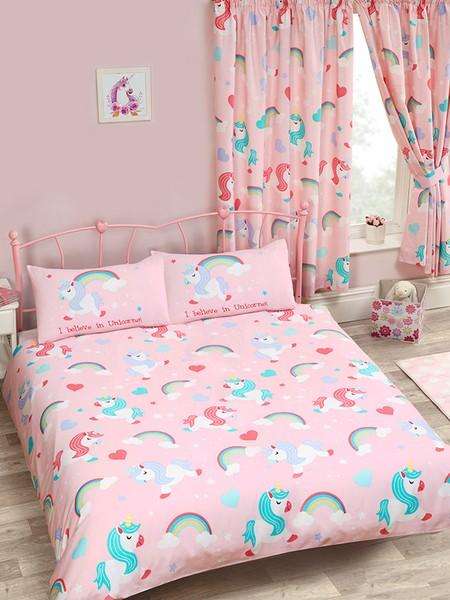 I Believe in Unicorns Duvet - Kids Bedding - Double