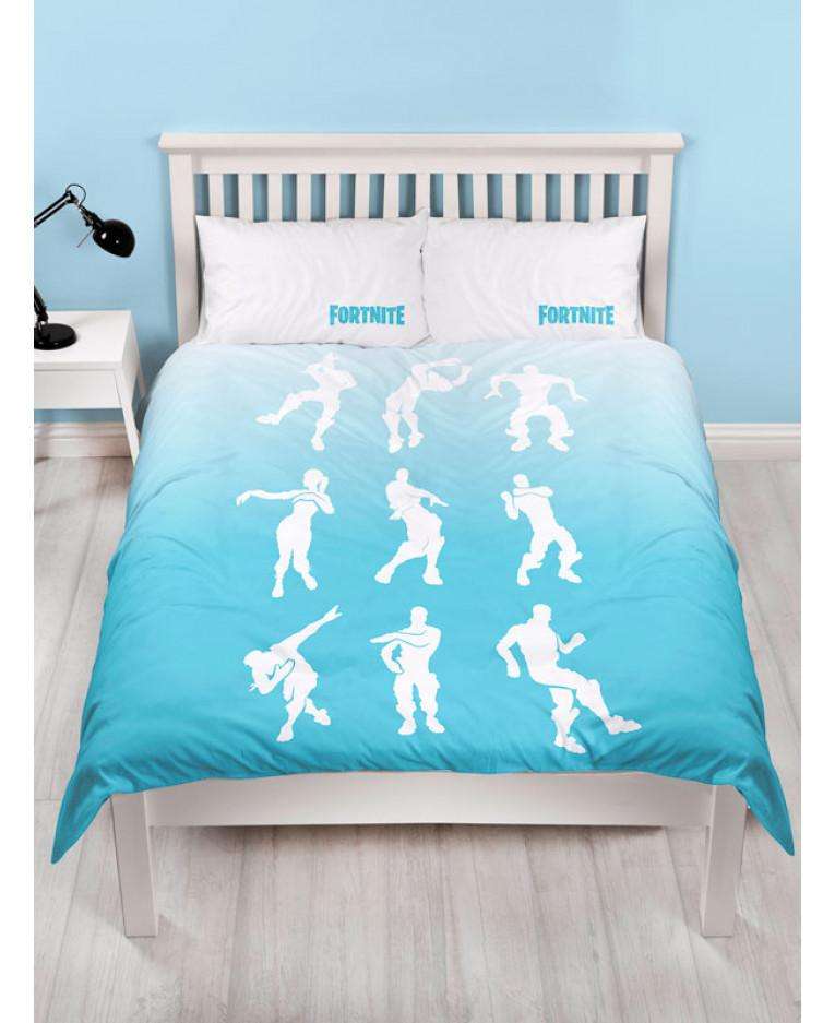 Official Fortnite Double Duvet Cover Battle Royale Shuffle Set -  Fortnite  Bedding