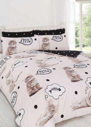 Kittens Duvet Set - Kitten Bedding - Double