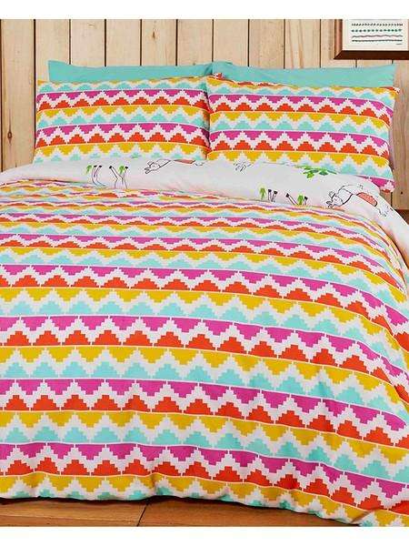 Happy Llamas Duvet Set - Llama Bedding - Single