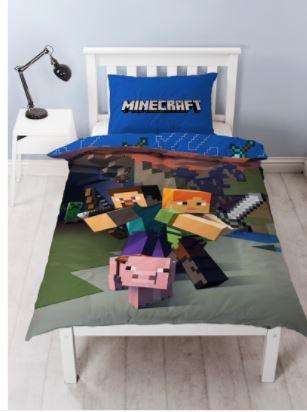 Minecraft Duvet - Minecraft Bedding - Single
