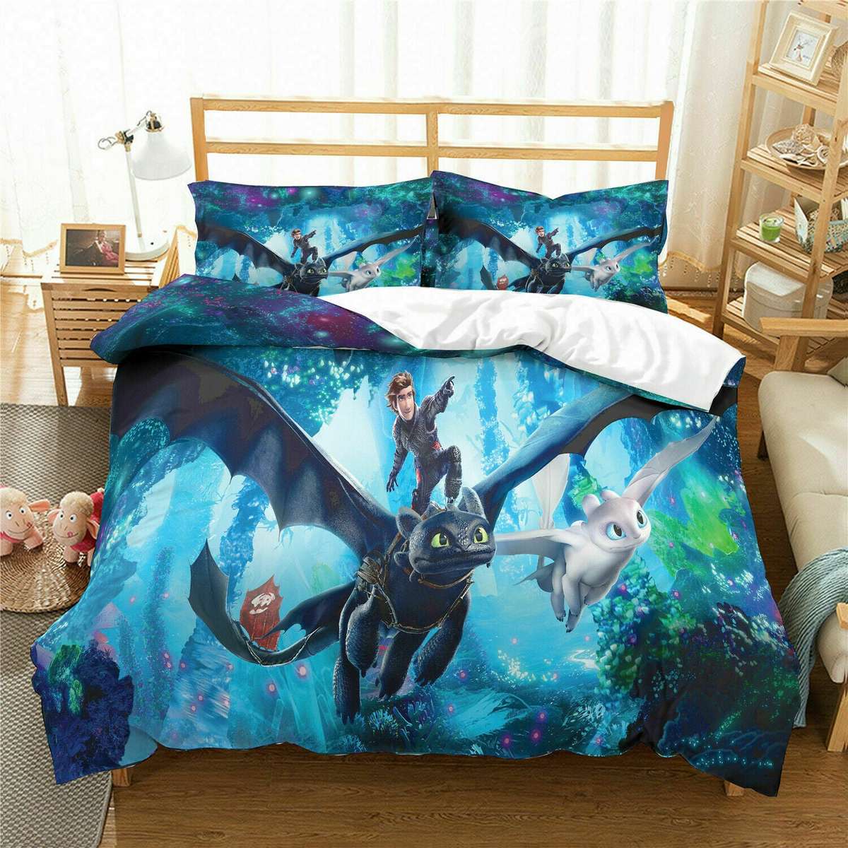 Photographic Print - How To Train Your Dragon Duvet Cover - GROUP - Double