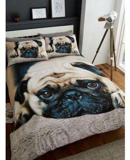 Sweet Pug Duvet Set - 3D Bedding - Double
