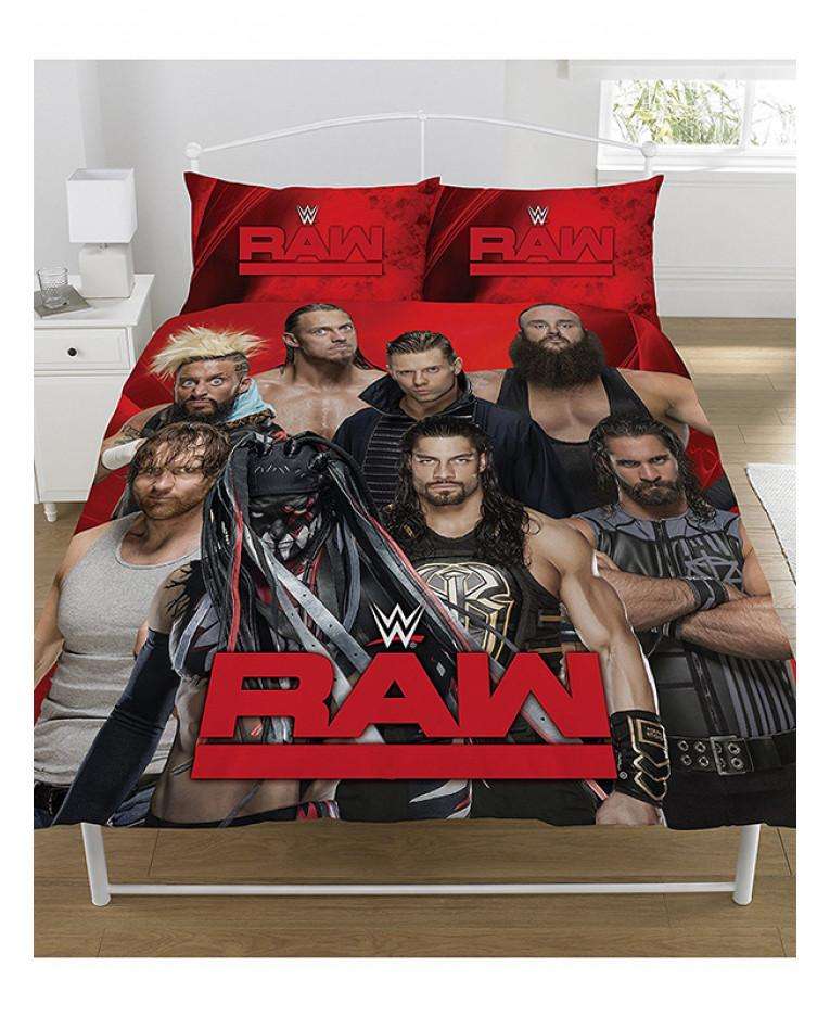 WWE Duvet Cover Set - Raw V Smackdown - WWE Wrestling Bedding - Double