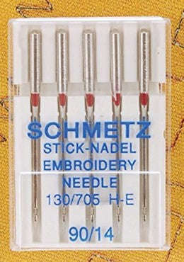 Schmetz Embroidery Needle 130/705 H-E - Mix Pack (3 x 11 ;2 x 14)
