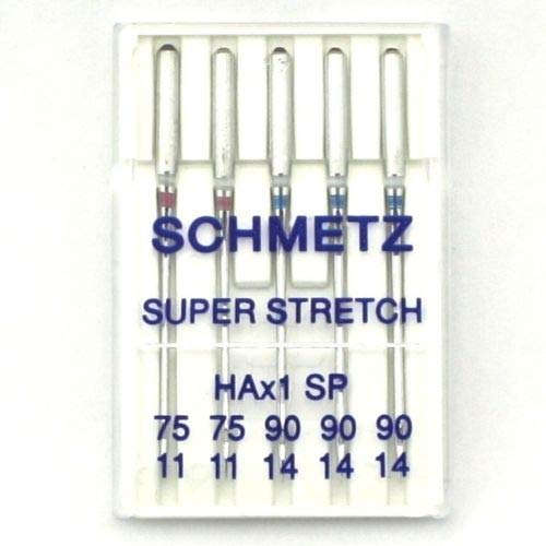 Schmetz HAX1SP Special Super Stretch Serger/ Sewing Machine needles Needles - 90
