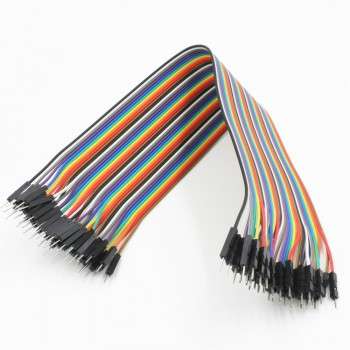 Jumper Cable 40 Piece (Various Options) - 20cm / Male to Male