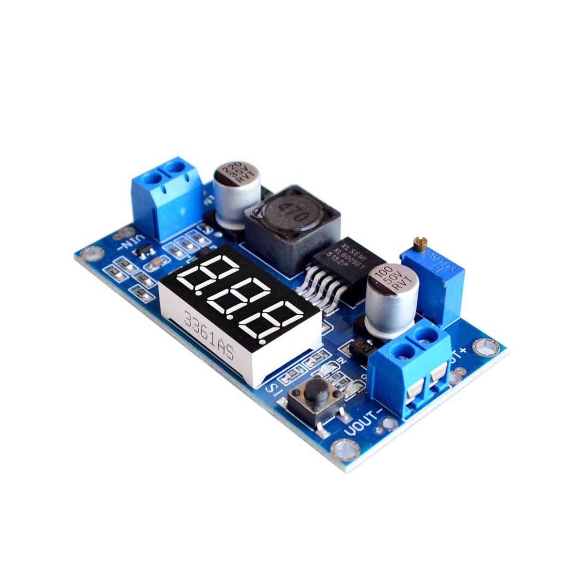 DC to DC 4A Boost Converter With Display