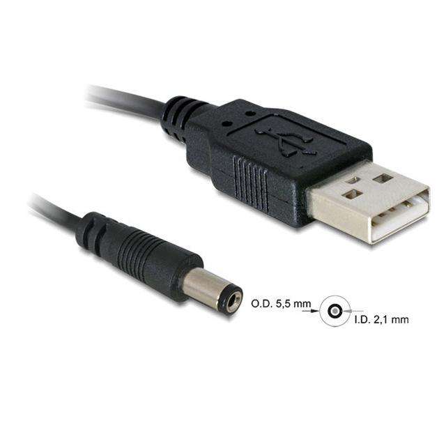 USB to 2.1MM Power Cable