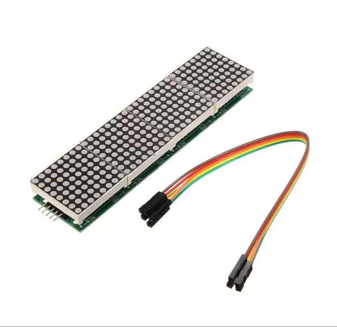 MAX7219 Dot Matrix Module 4-in-1 Display - Red