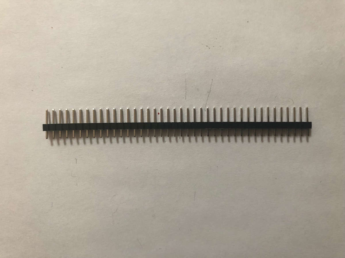 Male Header 40 Pin 2.54mm pitch