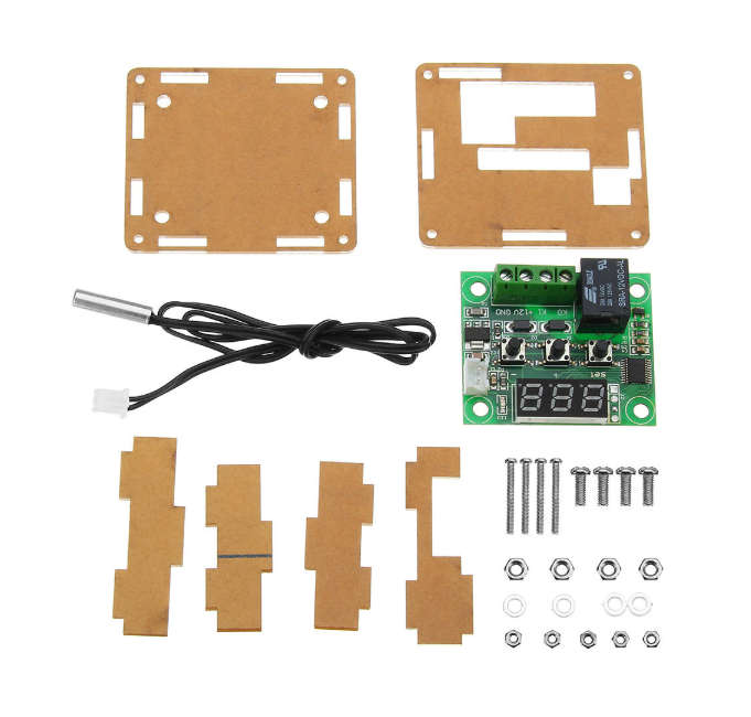 Digital Thermostat Controller with Acrylic Housing
