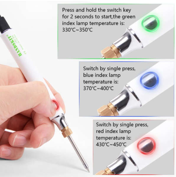 USB Soldering Iron With Adjustable Temperature