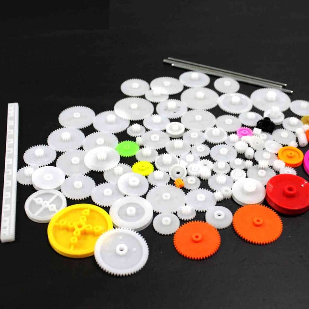 106 PCsPlastic Gears and Pulleys
