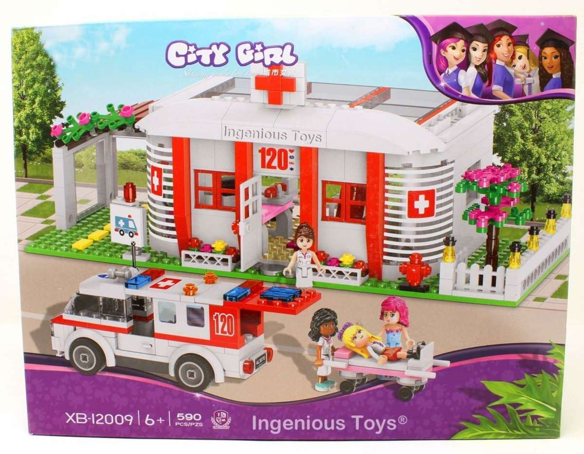 Xingboa - Girl City Hospital (Lego Compatible)