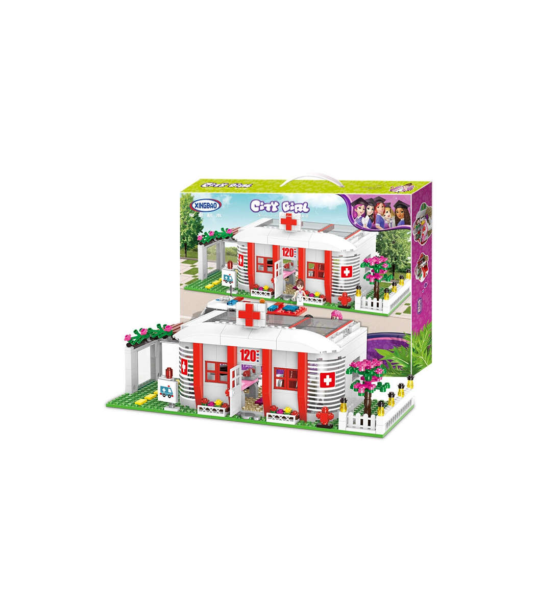 Xingboa - Girl City Hospital (Lego Compatible)
