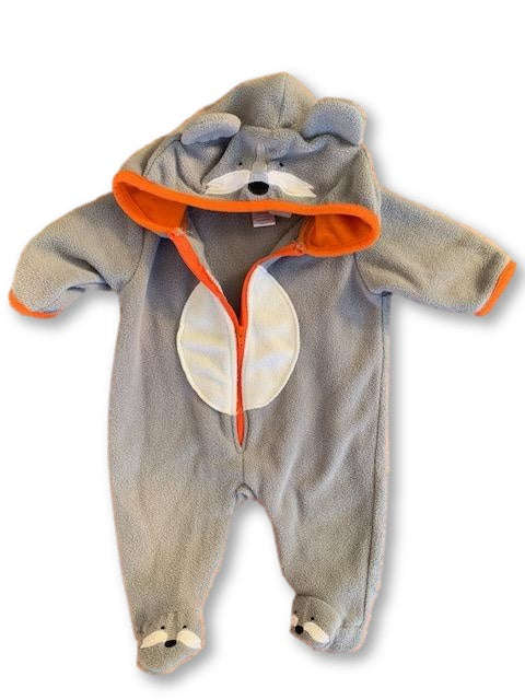 Newborn 2kg+ Grey Character Winter Body Suit - Ackermans