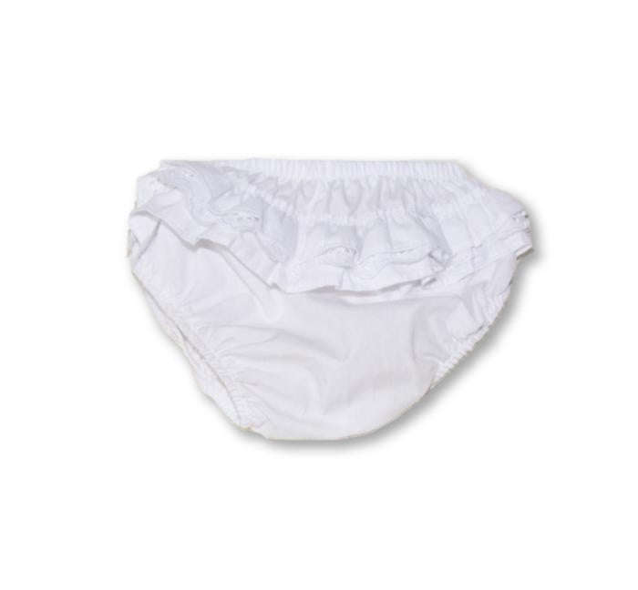 1-2 White Nappy Cover - Picka Lilly