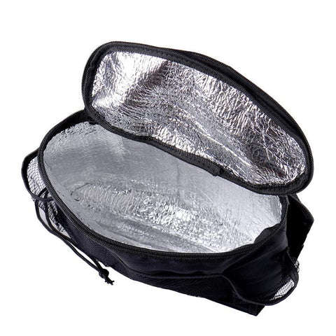 Car Back Seat Organizer with Cooler Bag  BLACK
