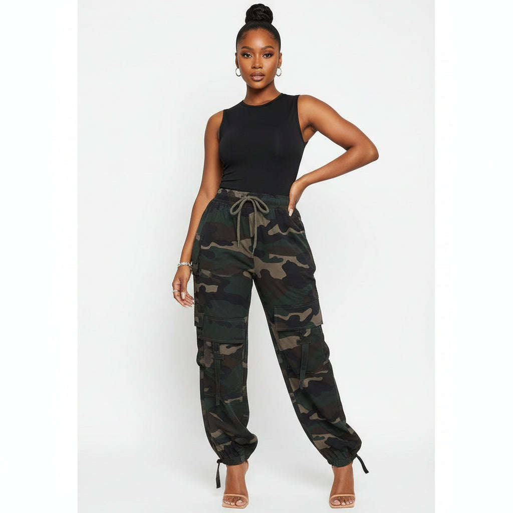 Sexy Camouflaged  Cargo Pants