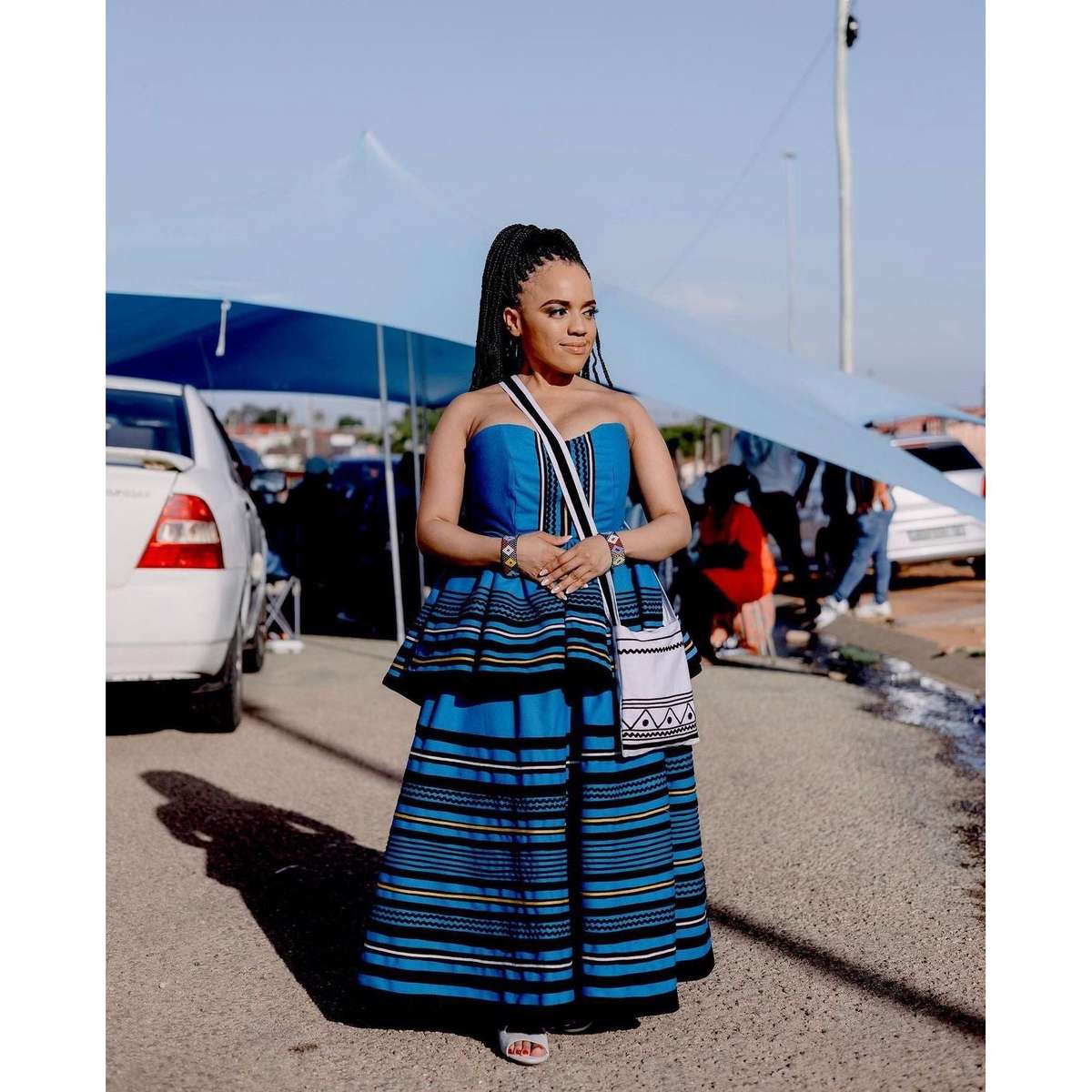 Modern Xhosa Traditional Dress.