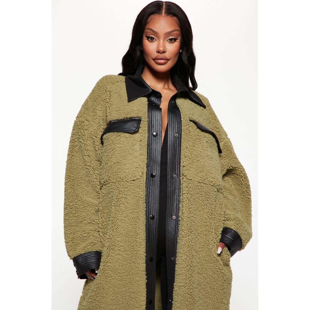 Vintage Woolen Buttoned Coat