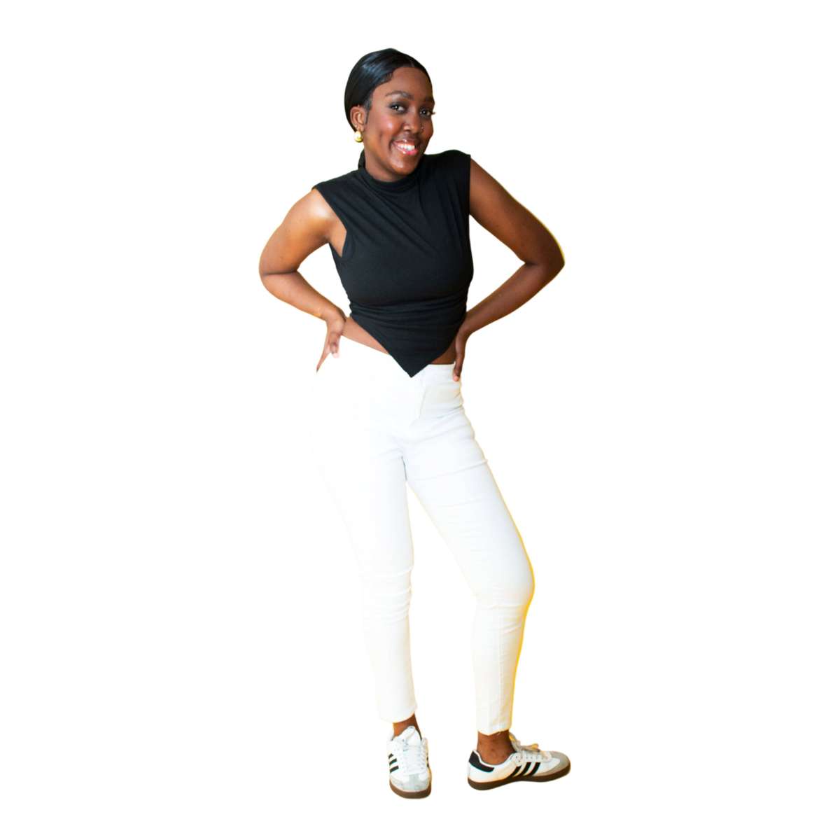 High Waisted Skinny Jeans.