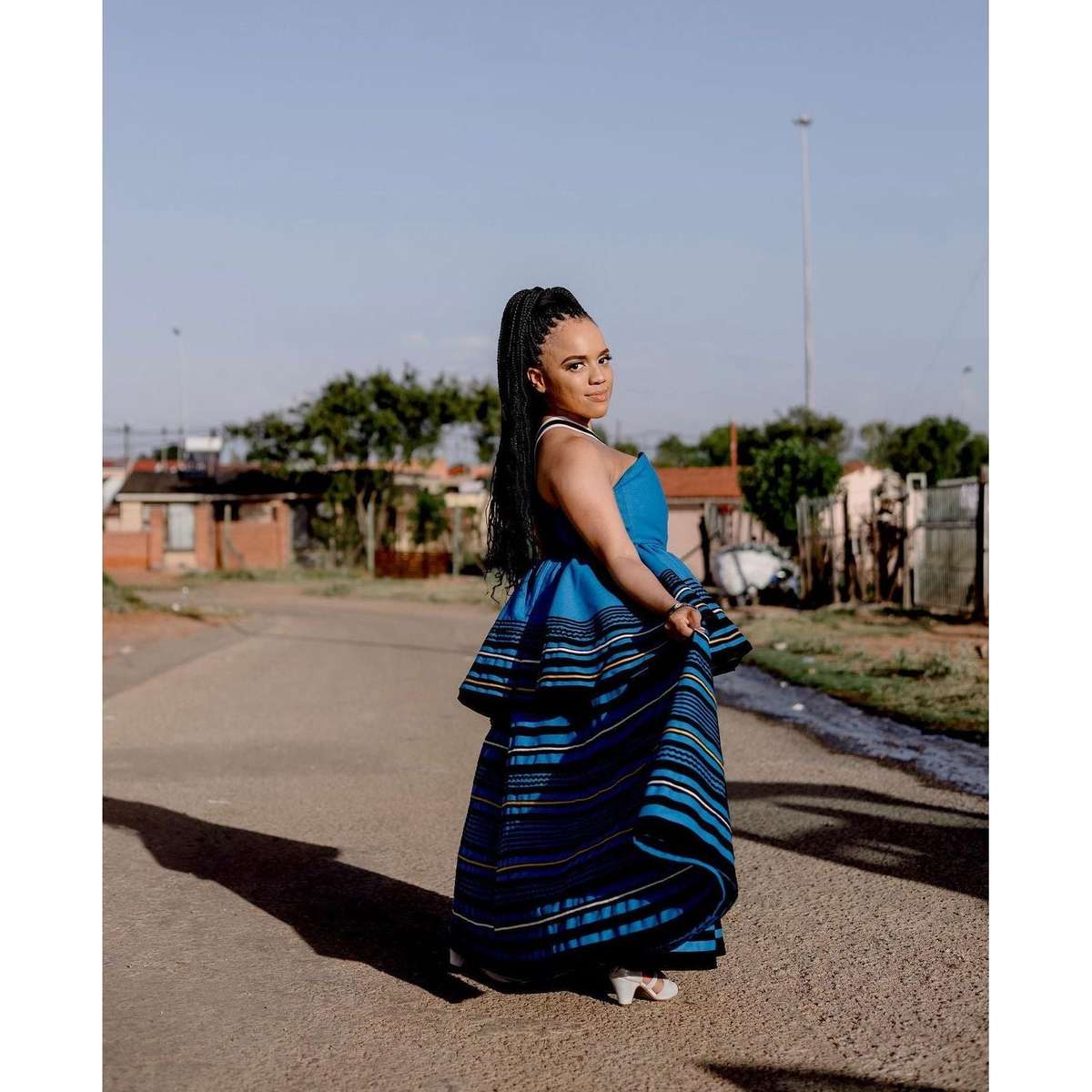 Modern Xhosa Traditional Dress.