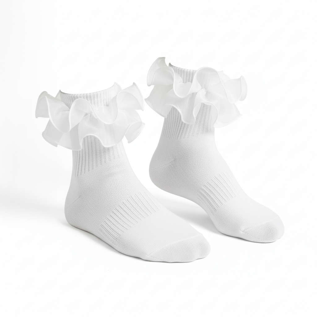 Ruffle  Ankle Stocking Socks
