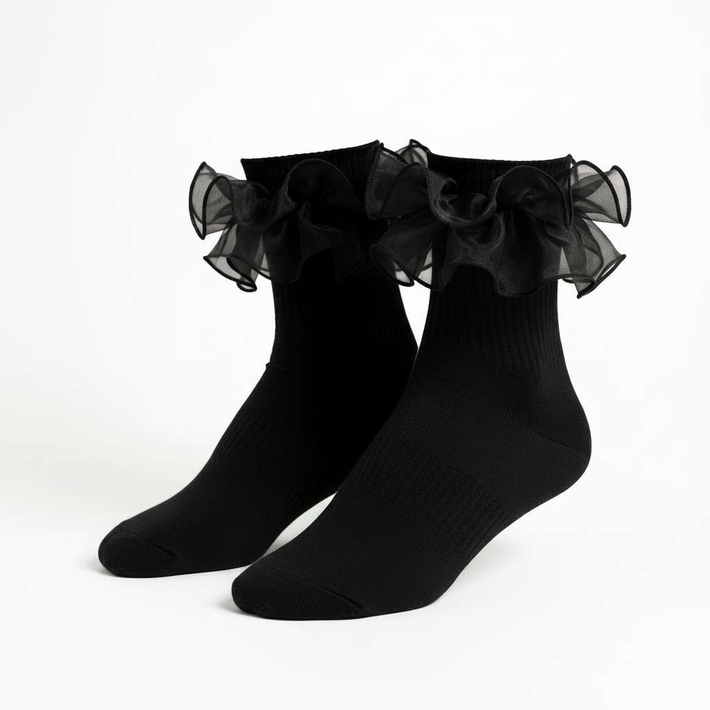 Ruffle  Ankle Stocking Socks