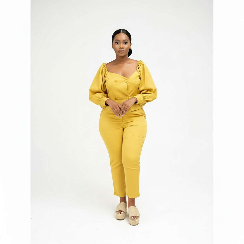 Off Shoulder Formal Suit