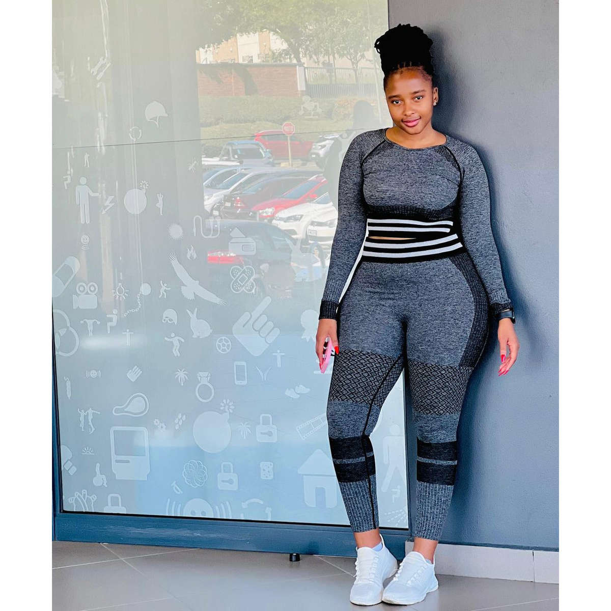 Seamless Fitness Sports Gym Set - GREEN / L/XL