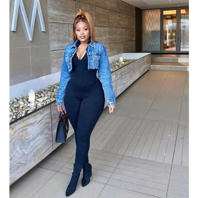 Cropped Denim Jacket