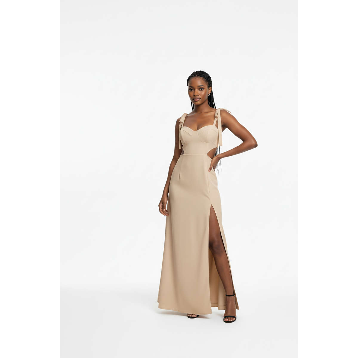 Split Evening Bodycon Party Dress.