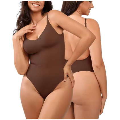Backless Shapewear Sexy Thong Body Shaper Butt Lifter Bodysuit