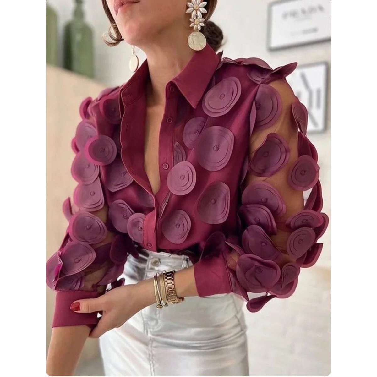 Layered Petals Shirt